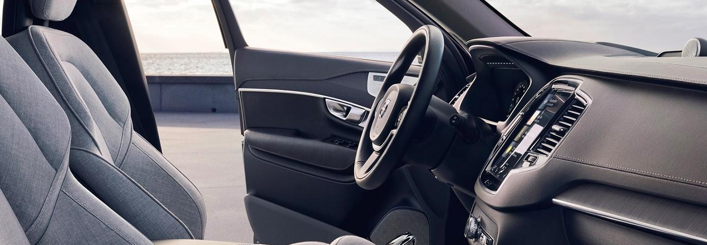 Interior view of the 2020 Volvo XC90