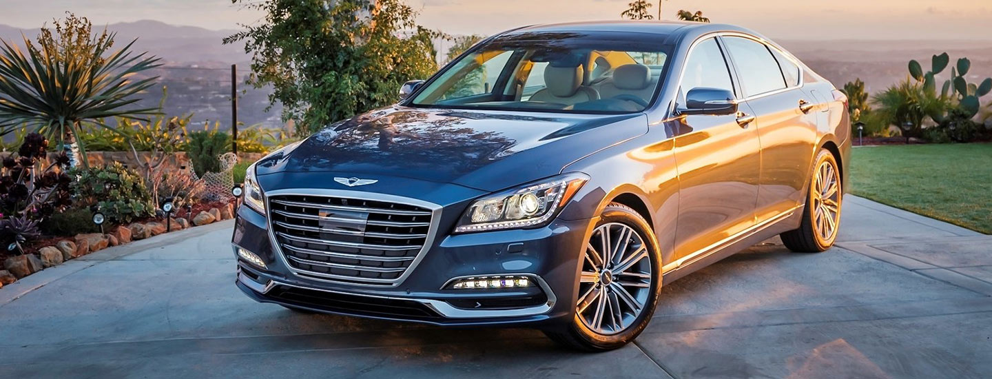 Driver front view of the Genesis G80