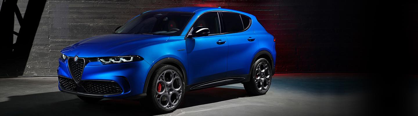 blue Alfa Romeo Tonale
