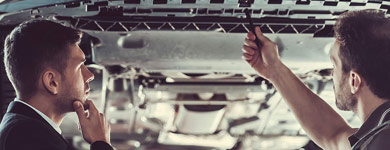 Auto repair service available at JP Motors service center today.