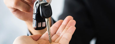 Keys dangling and ready for ownership at our Peru, IL car dealership JP Chevy.