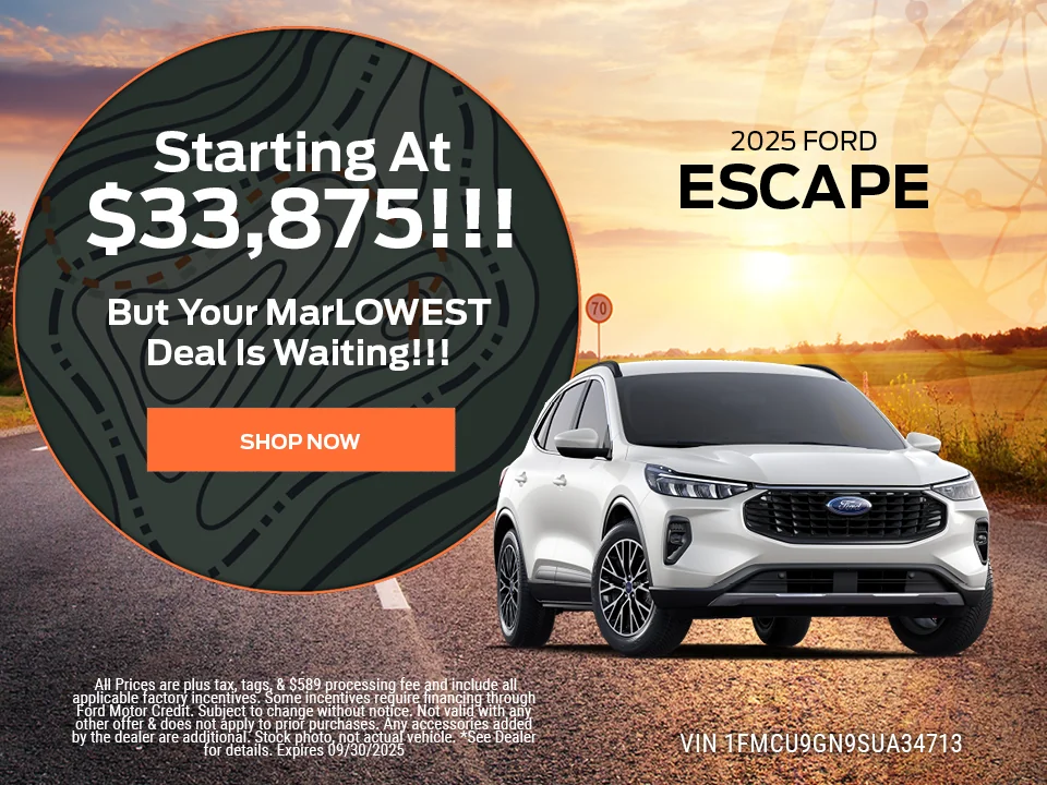 2025 Ford Escape offer