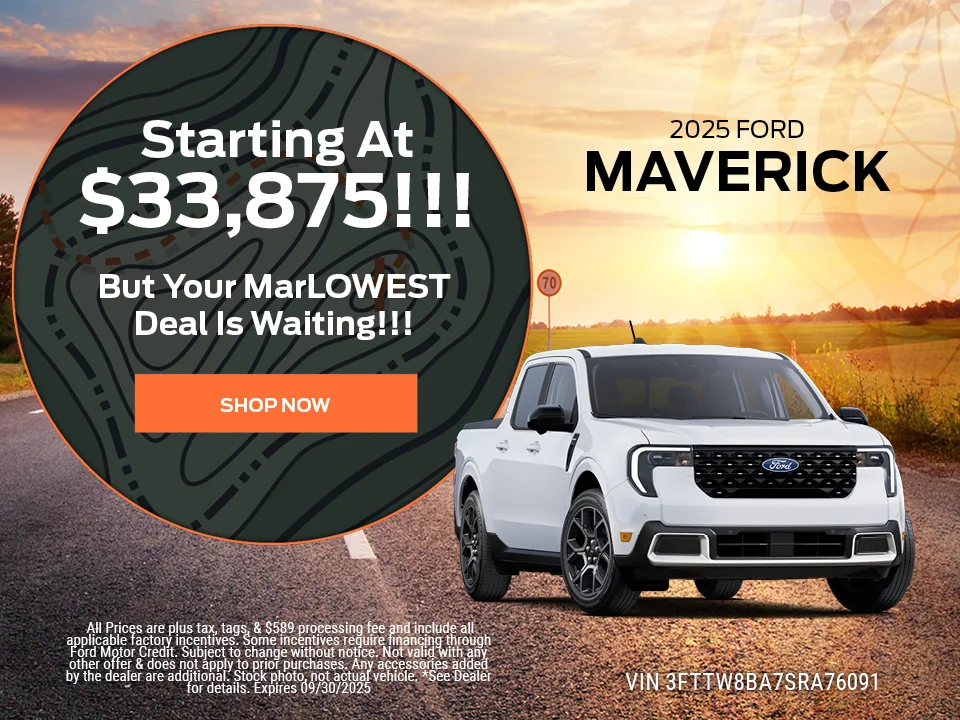2025 Ford Maverick offer
