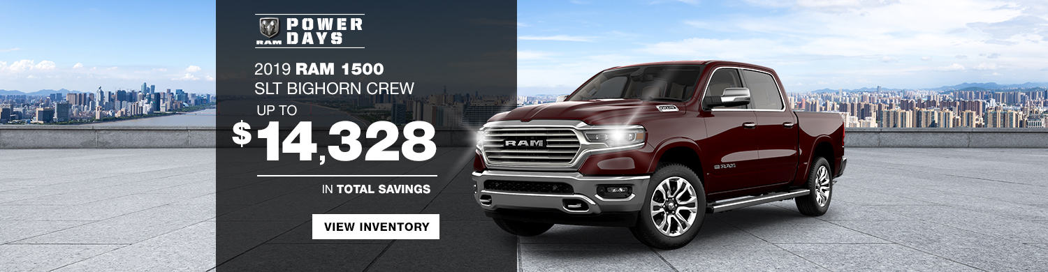 2019 RAM 1500 SLT Bighorn Crew
