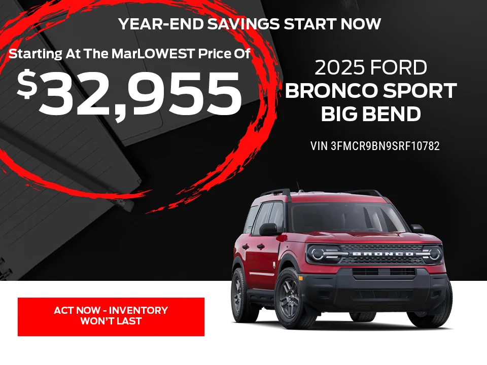 2025FordBronco SportBig Bend offer