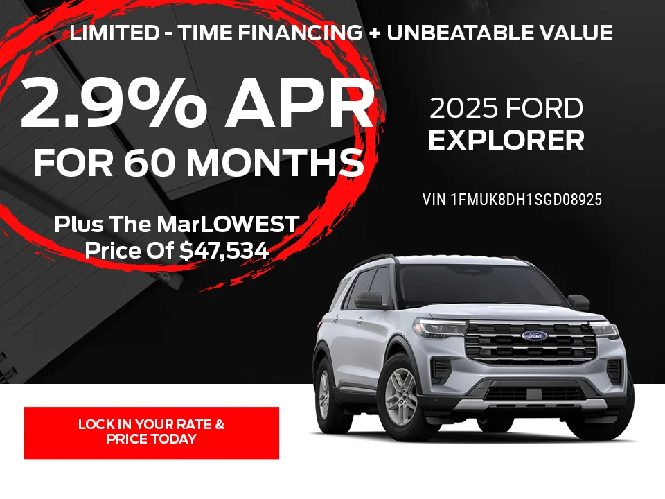2025FordExplorer offer