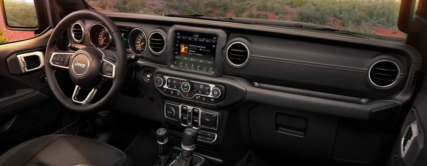 Safety features and interior of the 2018 Jeep Wrangler - available at our Jeep dealership in Chattanooga, TN.