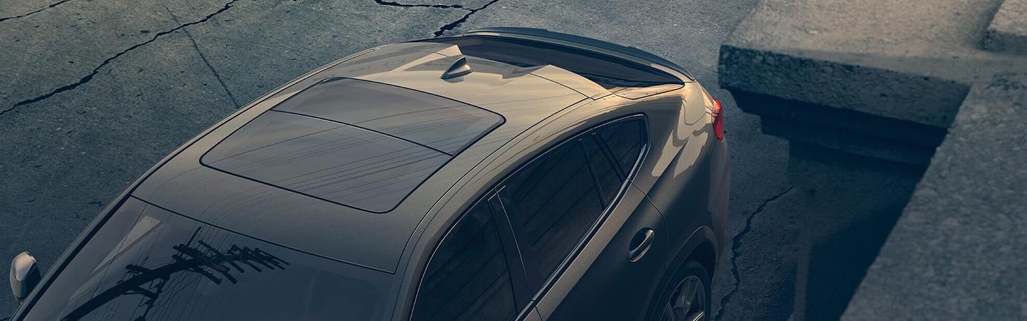 Aerial view of the 2020 BMW X6