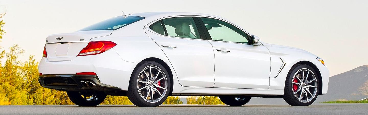 White G70 in motion
