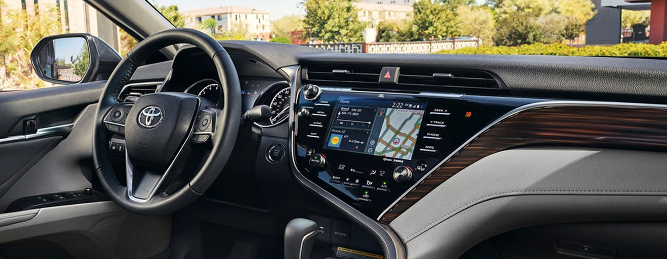 Safety Features of the 2019 Toyota Camry. available at our Toyota Dealership in Columbus