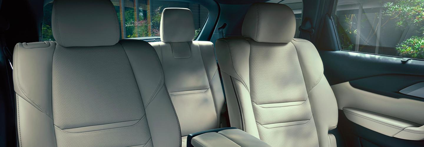 Rear seats inside the 2020 Mazda CX-9