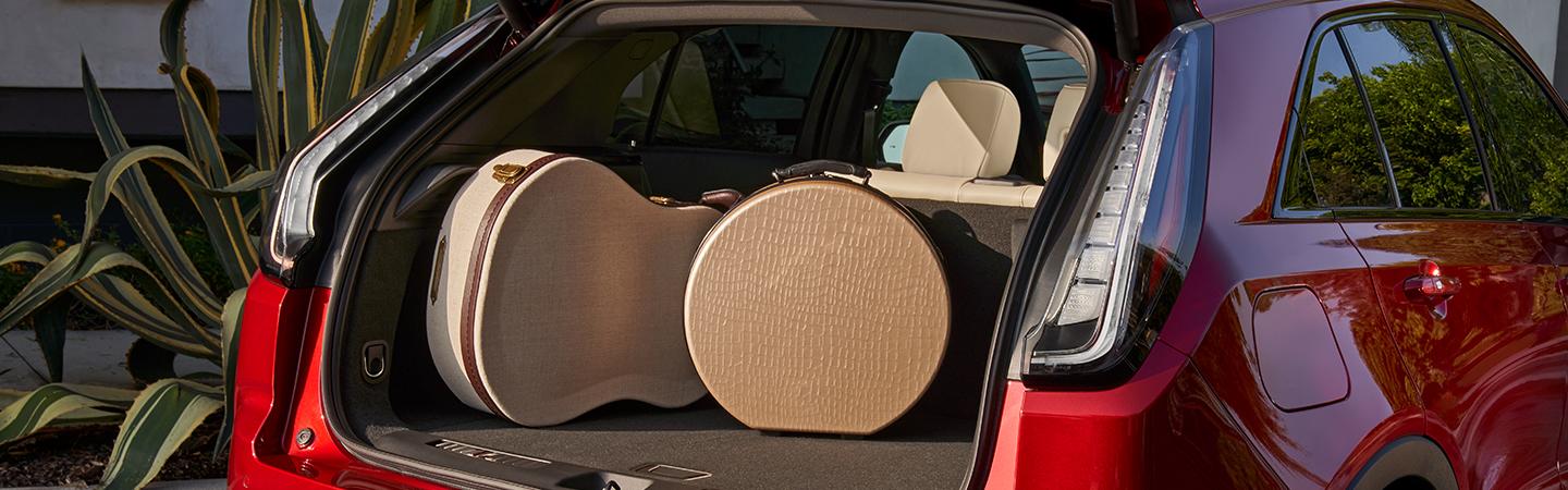 A view of the 2021 XT4 trunk