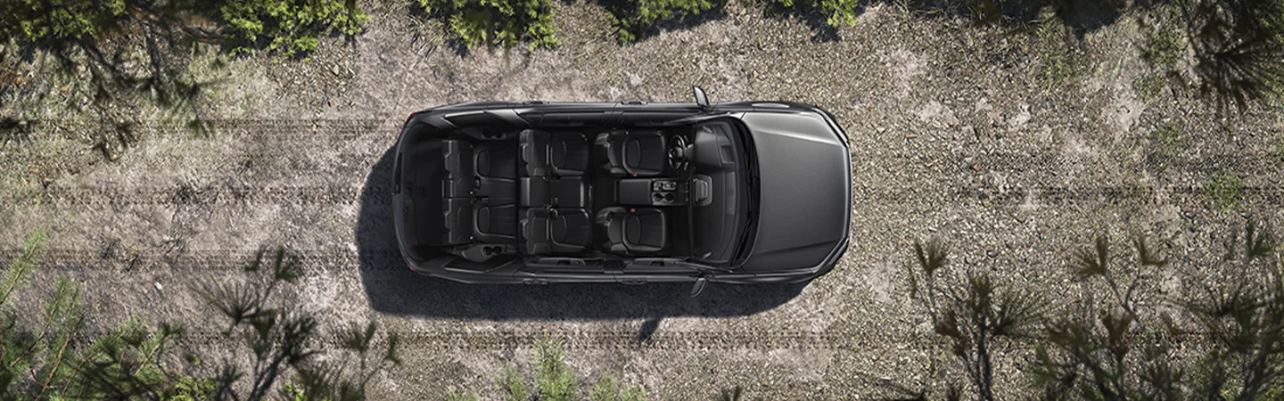 from above 2026 Honda Pilot