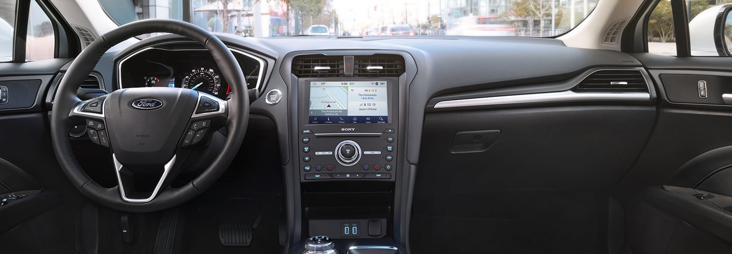Interior technology features in the 2020 Ford Fusion