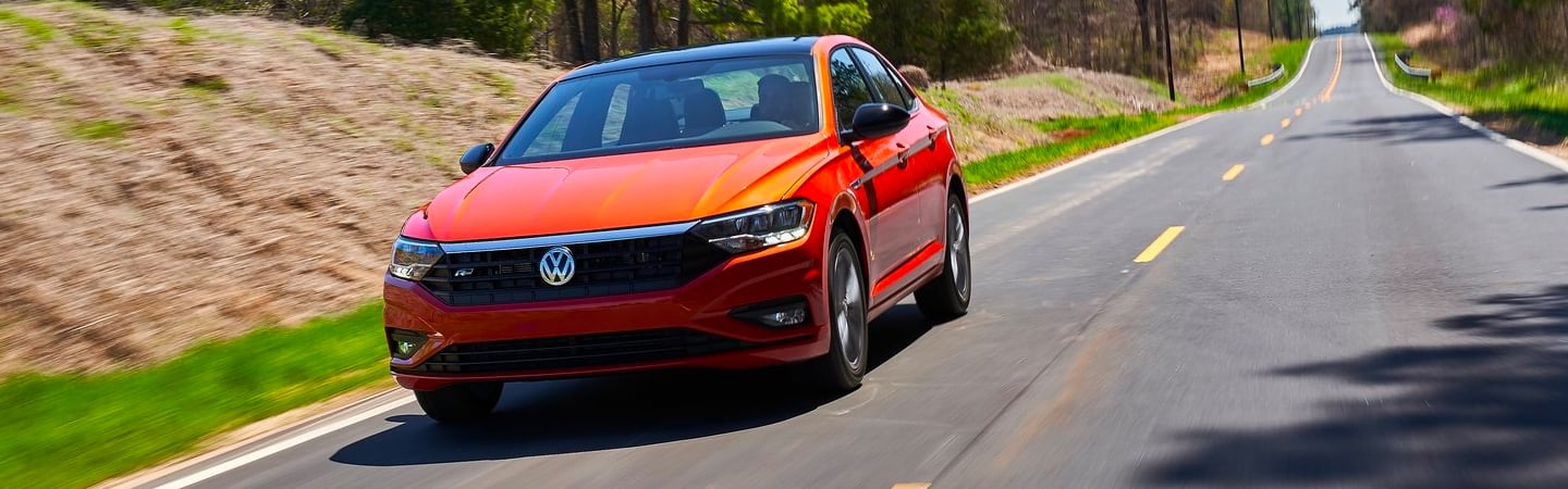 Volkswagen Jetta in motion 