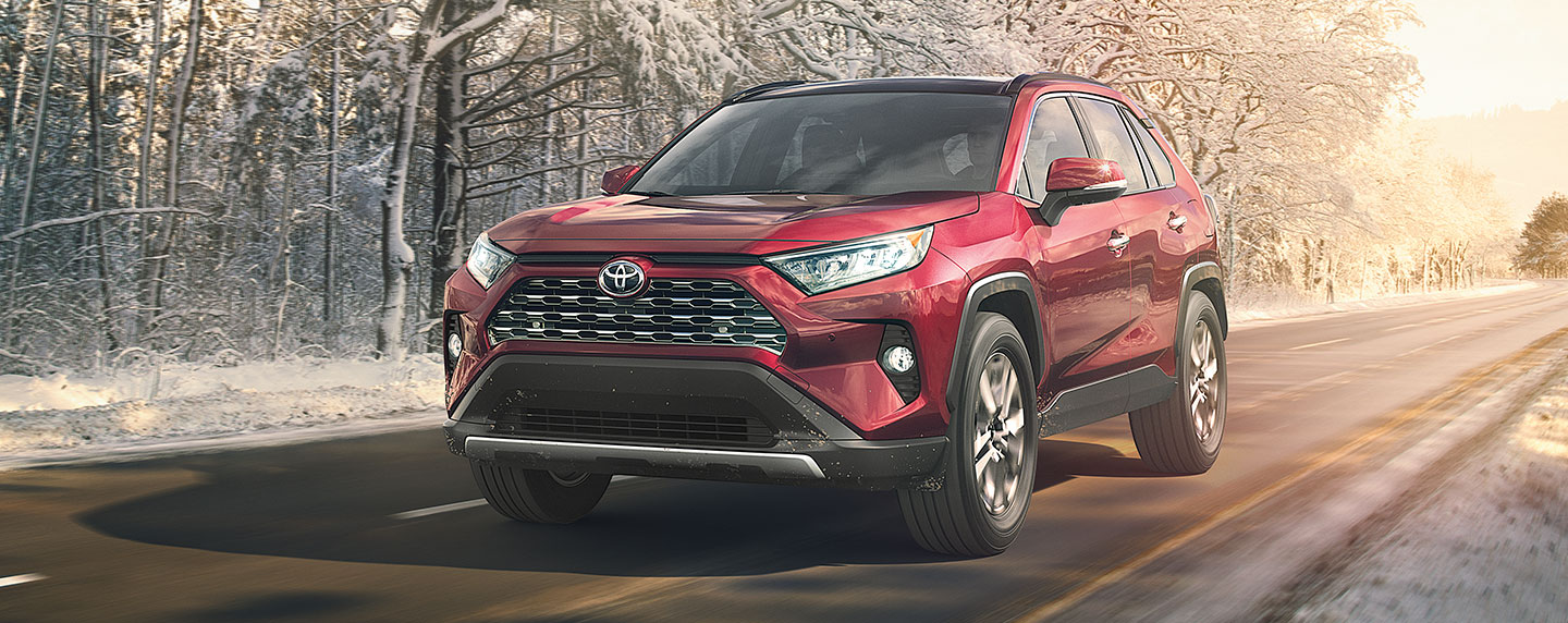 2019 Toyota RAV4 Exterior - Front End - Driving on the road.