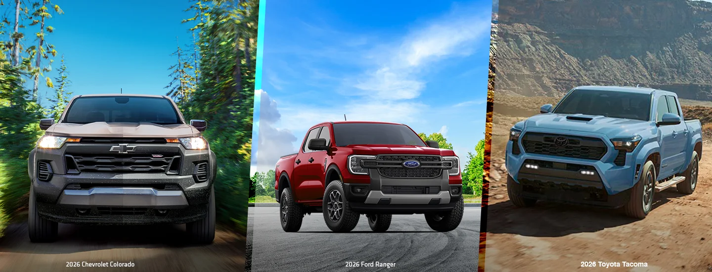 Comparing the Chevy Colorado vs Ford Ranger vs Toyota Tacoma