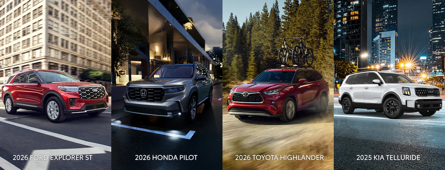split image of the four models in comparison