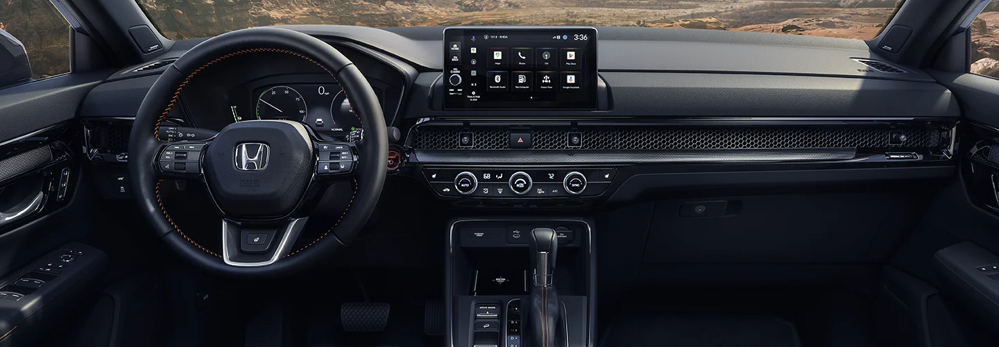 inside dash area