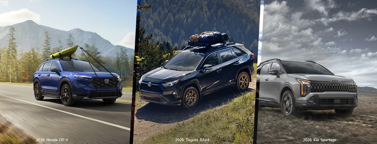 comparing three vehicles