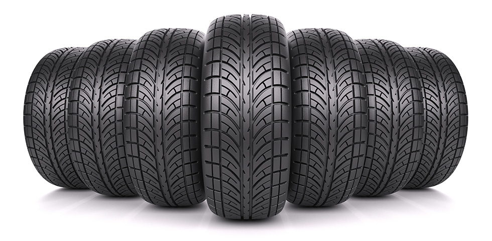 line up of tires