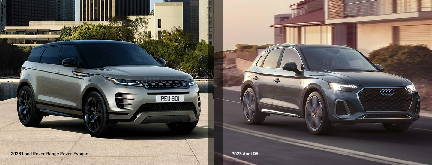 2023 Land Rover Range Rover Evoque vs Audi Q5 