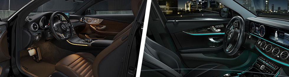 Safety features and interior of the 2018 Mercedes-Benz C-Class & 2018 Mercedes-Benz E- Class - available at Capital Eurocars in Tallahassee, FL