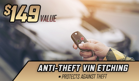 Antitheft vin etching