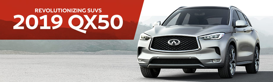 The 2019 INFINITI QX50 is available at Jim Lupient INFINITI in Minneapolis, MN