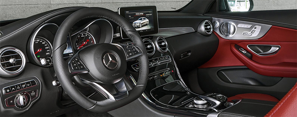 Safety features and interior of the 2018 Mercedes-Benz C-Class - available at our Mercedes-Benz dealership in Tallahassee