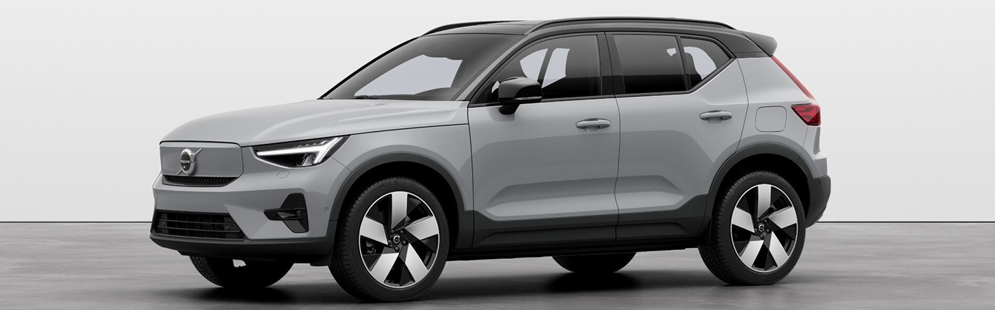 2024 Volvo C40 Recharge Specs silver sideview 