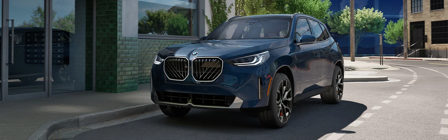 2025 Lexus NX vs the Competition Dark Blue color standing on road