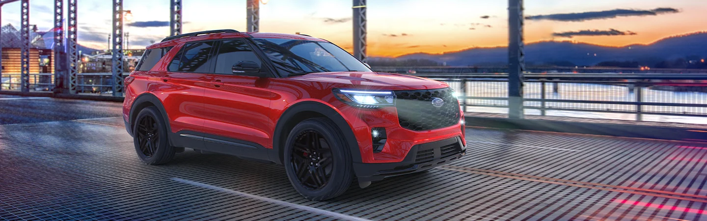 red 2026 Ford Explorer