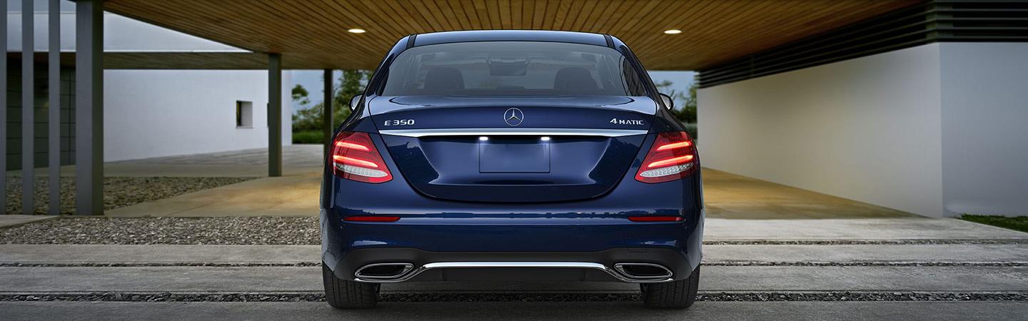 Rearview fo the 2020 Mercedes-Benz E -Class
