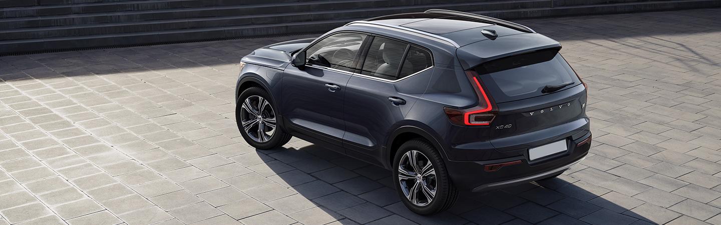 Aerial view of the 2020 Volvo XC40