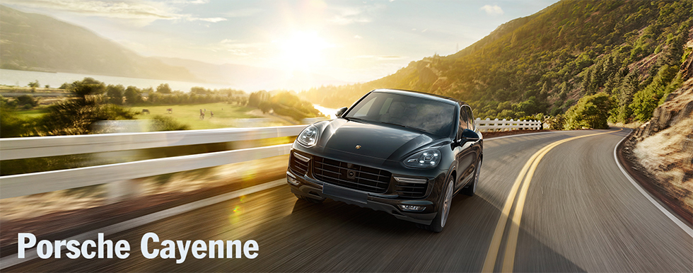 Exterior of the Porsche Cayenne and Macan at our Porsche Center in Tallahassee, FL.