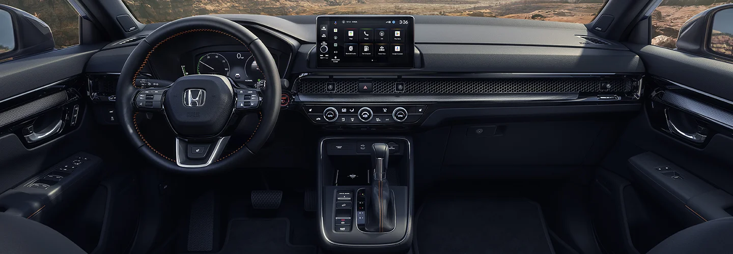 inside dash area