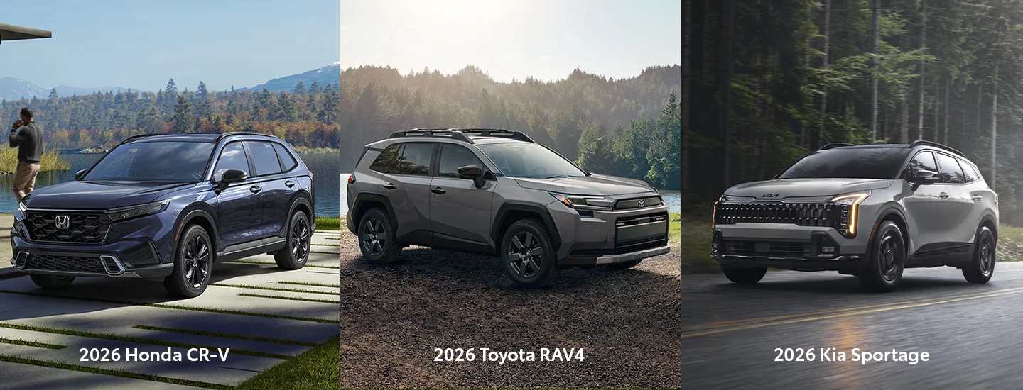 2026 Honda CR-V Hybrid vs Toyota RAV4 vs Kia Sportage