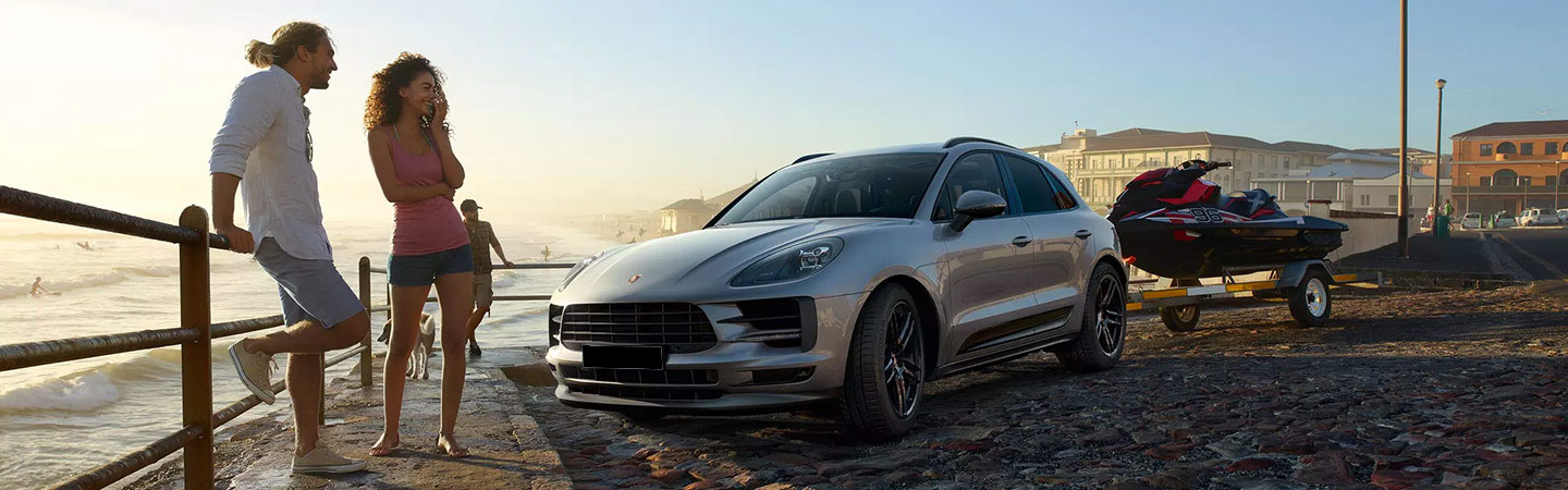 2019 Porsche Macan parked in city
