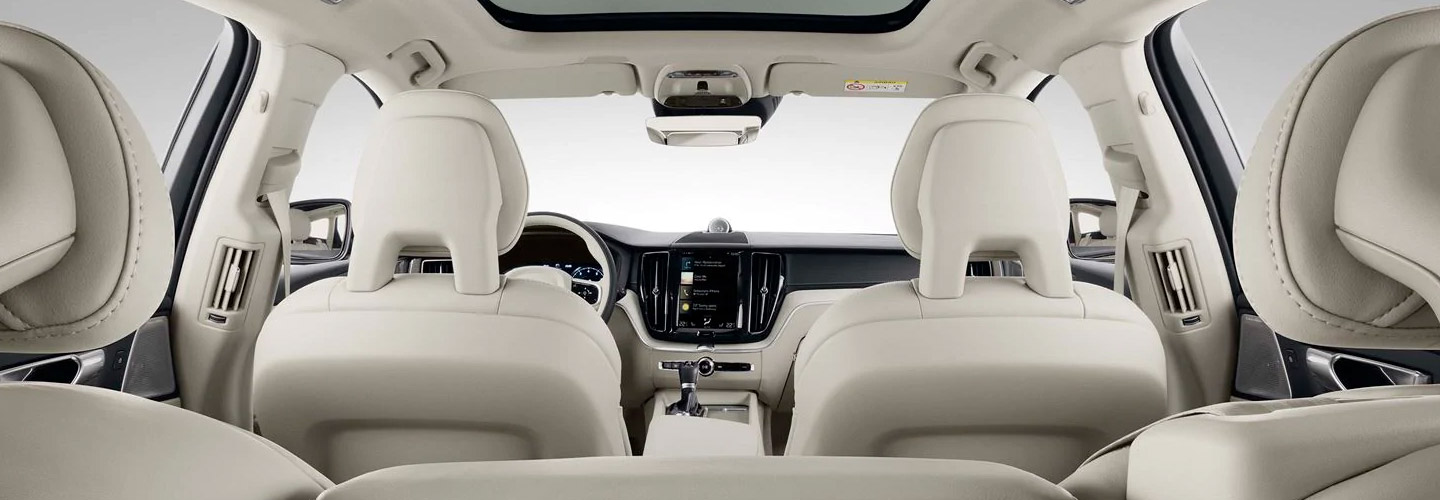 Interior view of the Volvo XC60