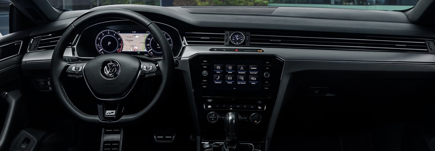 Interior view of the Volkswagen Arteon