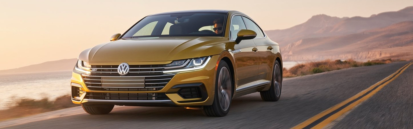 Front profile view of the Volkswagen Arteon