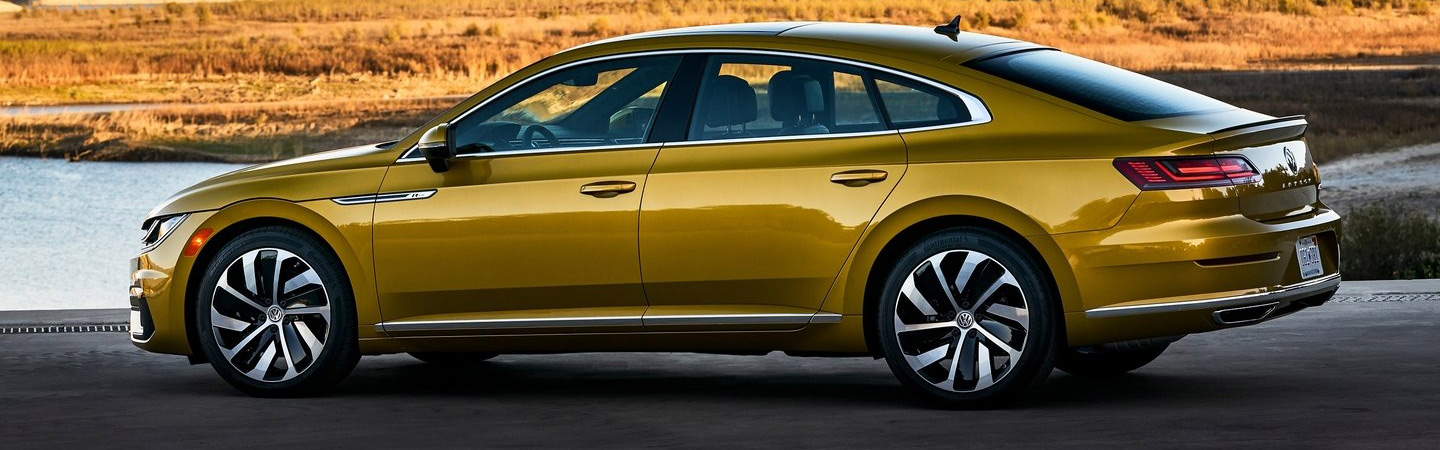Driver profile side view of the Volkswagen Arteon