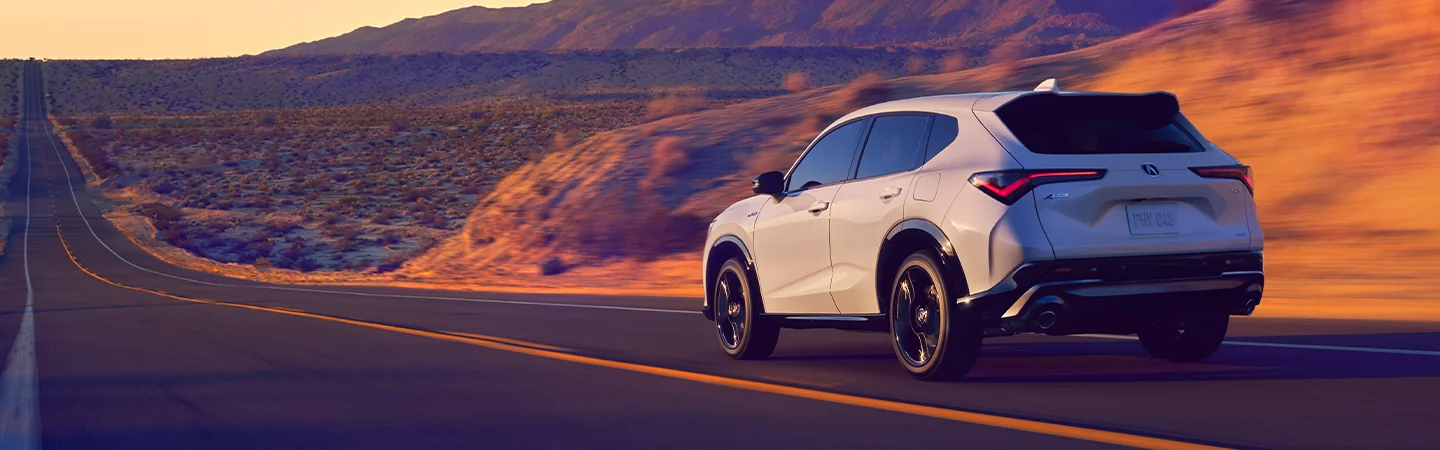 2025 Acura ADX Specs white back view