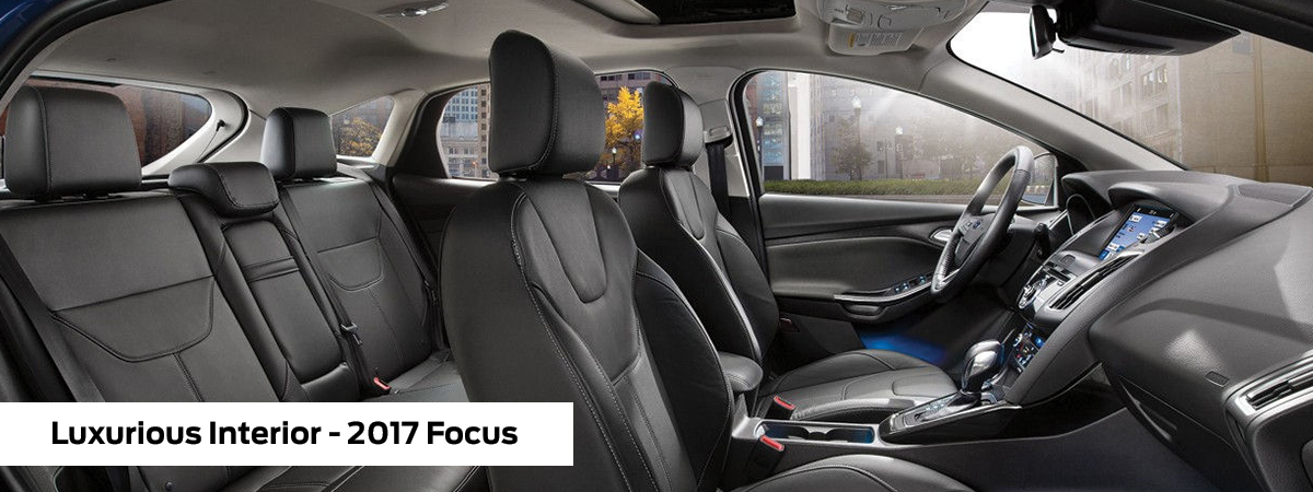 Safety features and interior of the 2017 Focus - available at Waldorf Ford near Annapolis and Clinton