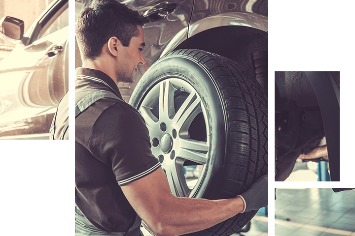 Tire repair services at Wood Motor CDJR in Jane, Missouri