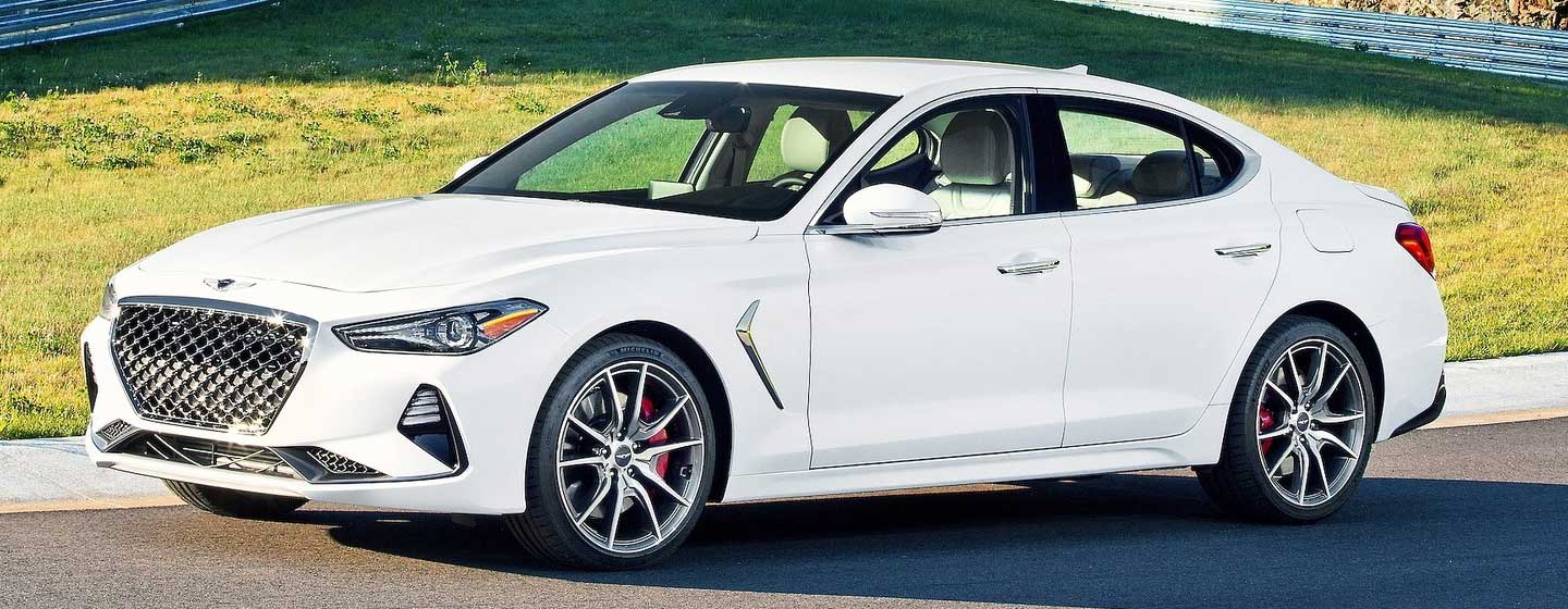2019 Genesis G70 parked