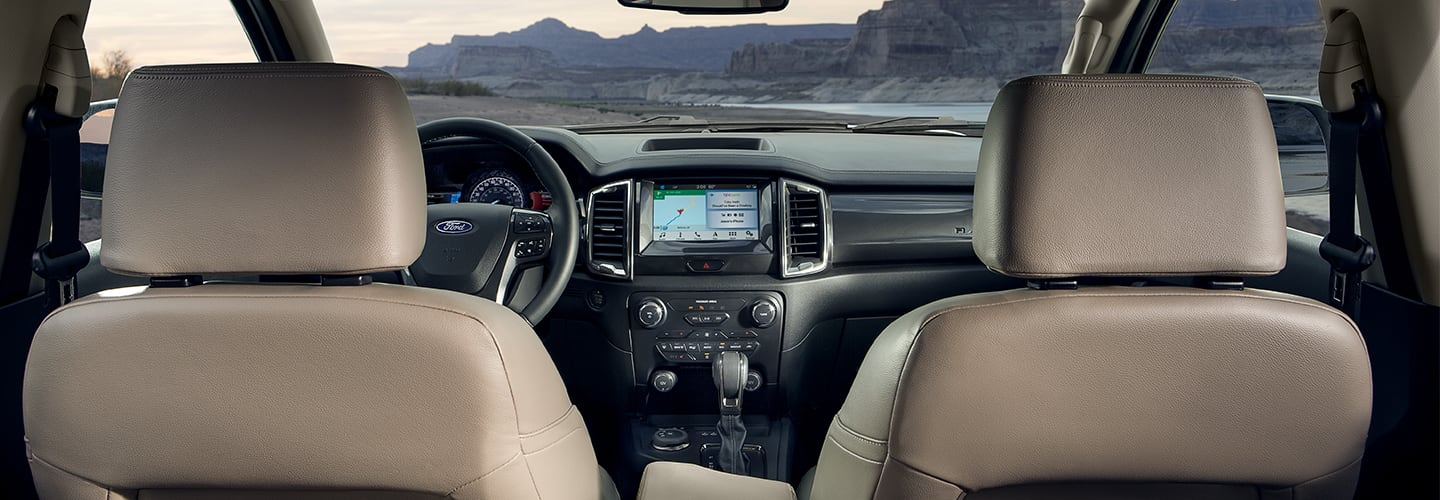Interior features in the 2020 Ford Ranger