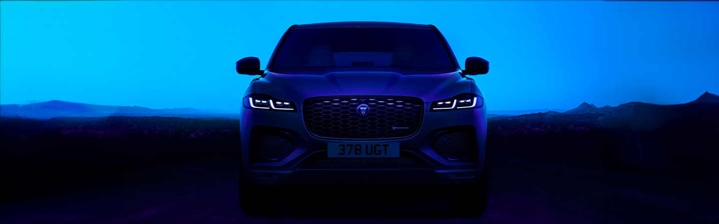 2024 Jaguar F-PACE Front View With Black Color