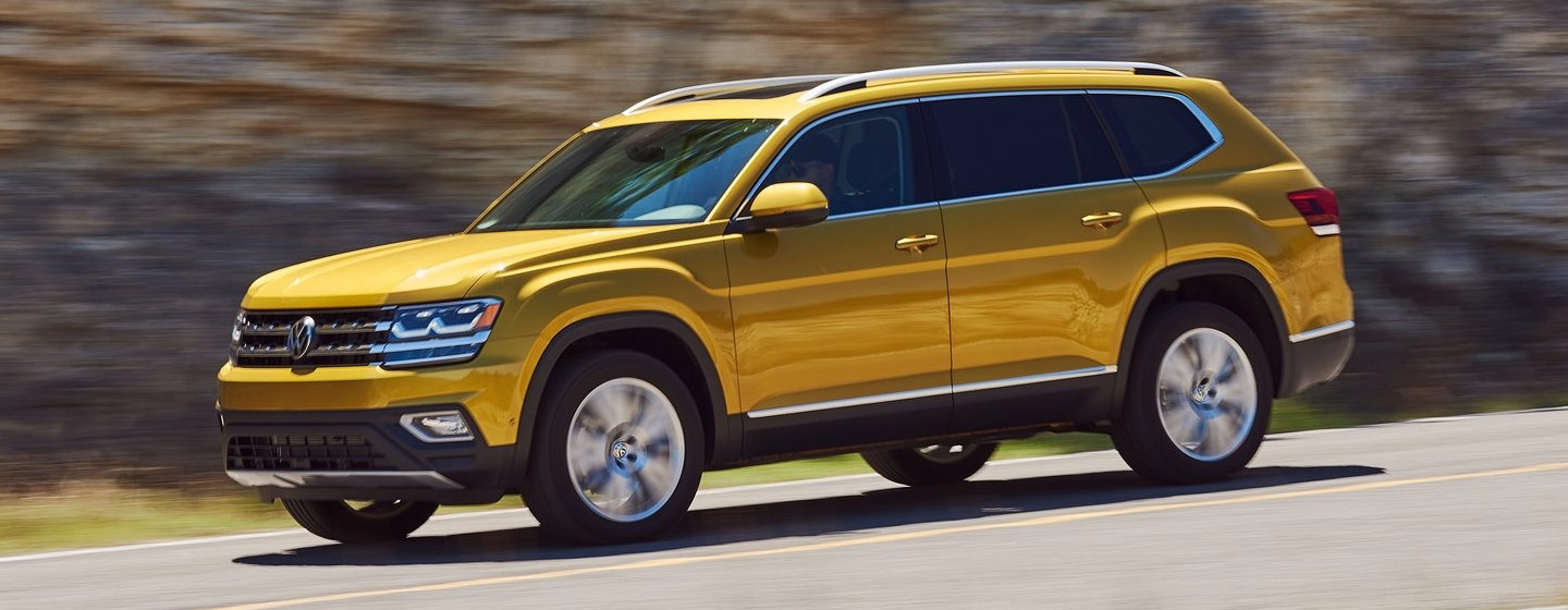 VW Atlas driving view